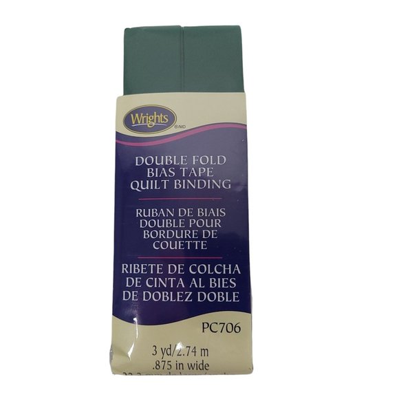 Wrights Bias Tape Single Double Fold Medium Rick Rack Bundle Of 4 - Picture 3 of 8